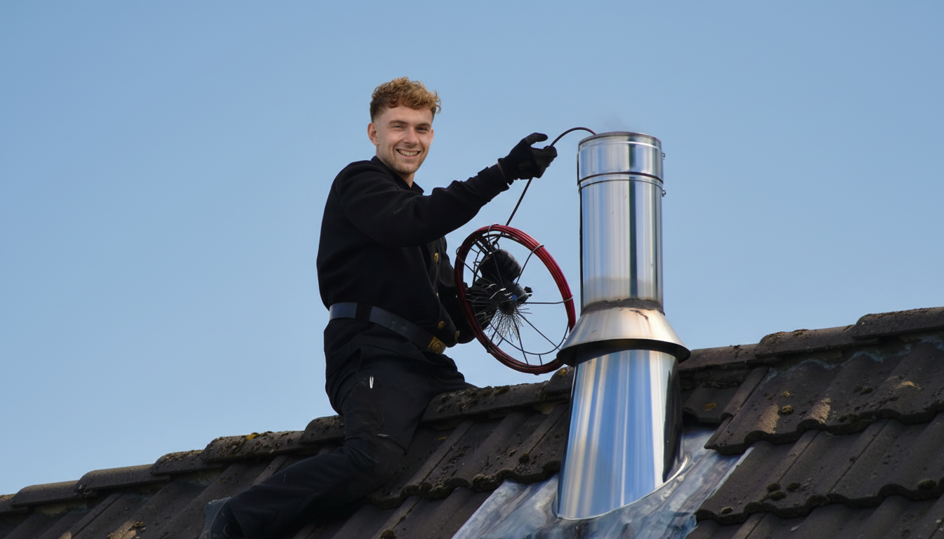 Schornstein auf dem Dach